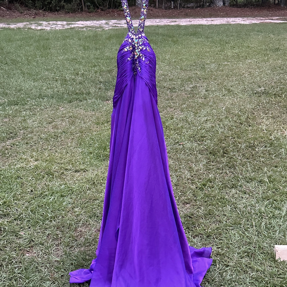 Glamorous Violet Evening Gown